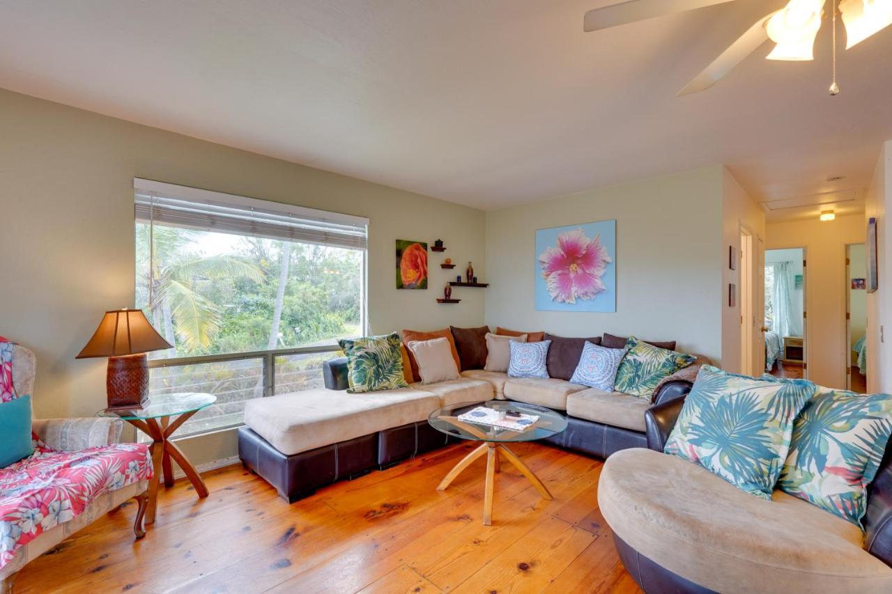 Breezy Kailua-Kona Bungalow With Lanai And Ocean View! Eksteriør bilde