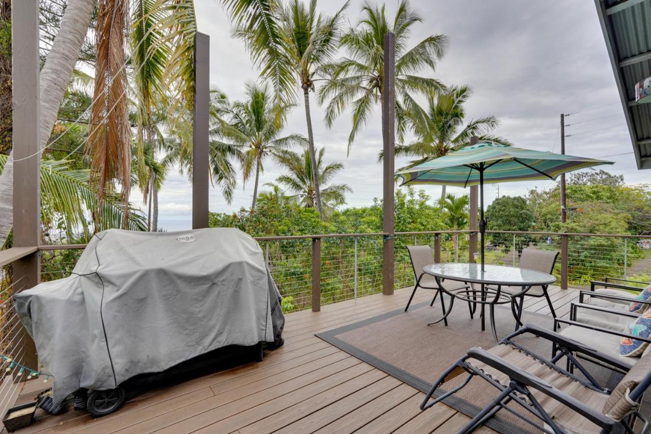 Breezy Kailua-Kona Bungalow With Lanai And Ocean View! Eksteriør bilde